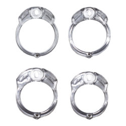 Clear The Vice Chastity Rings