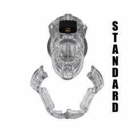 View of The Vice Male Chastity Belt in the Clear Color Option