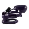 Purple Side View of The Vice Male Chastity Belt