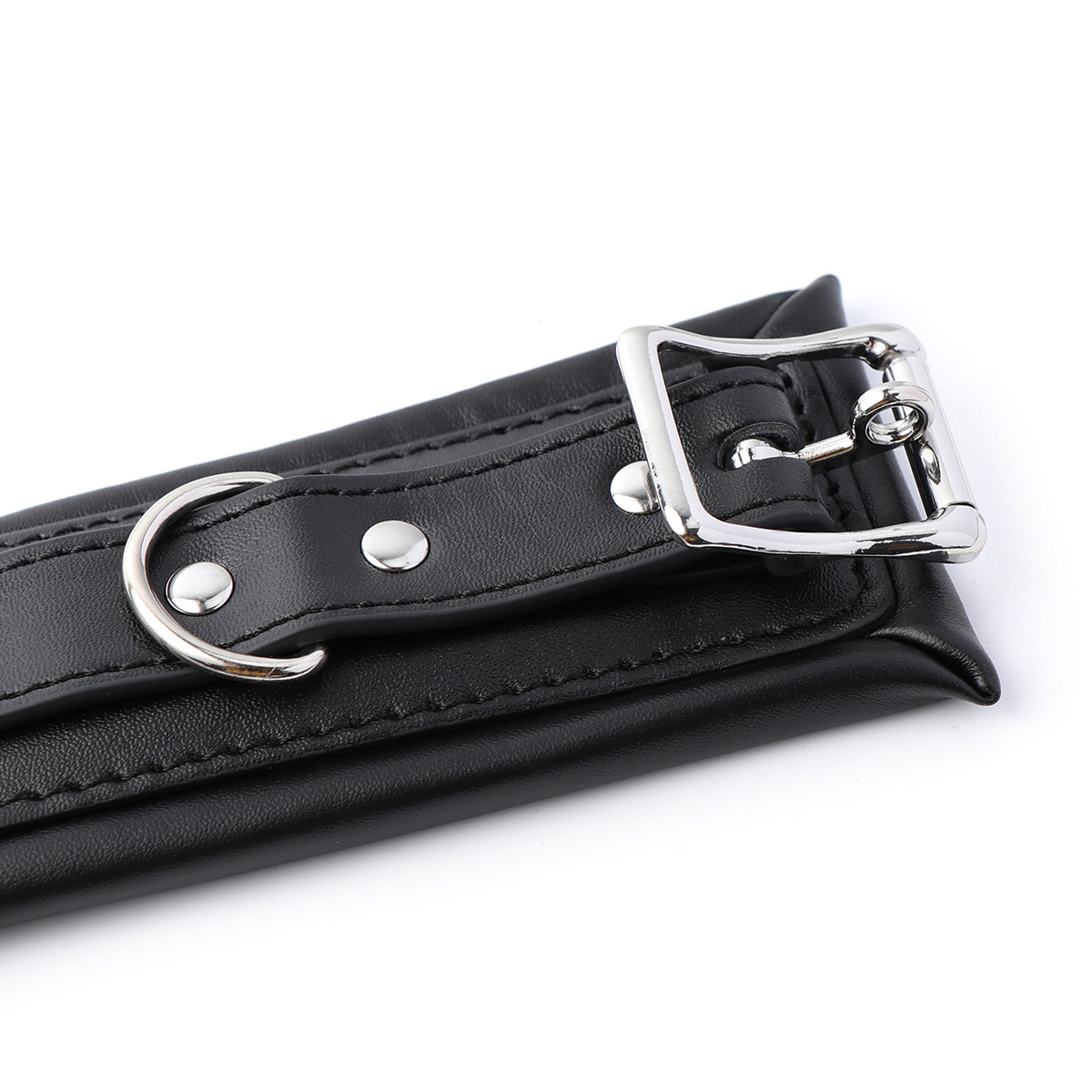 6-Piece Locking Leather Restraint Kit - Locked in Lust®