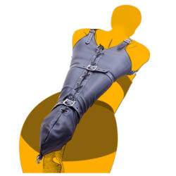 leather arm binder used on a dummy graphical mannequin