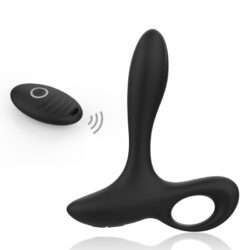Remote controlled chastity prostate massager for prostate milking