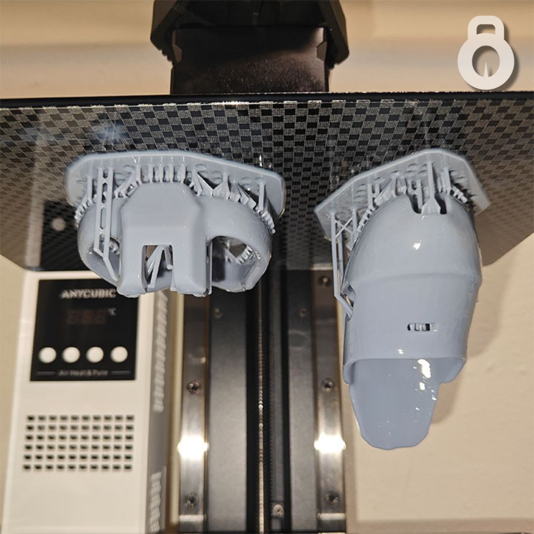 3d print of chastity cage during research and development